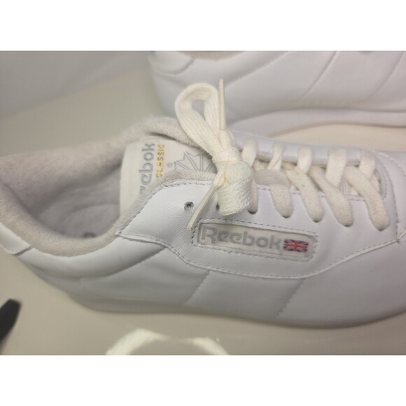 Reebok Classic Princess Soft White Leather Sneaker Women 8.5 Retro Lightweight - Picture 9 of 14
